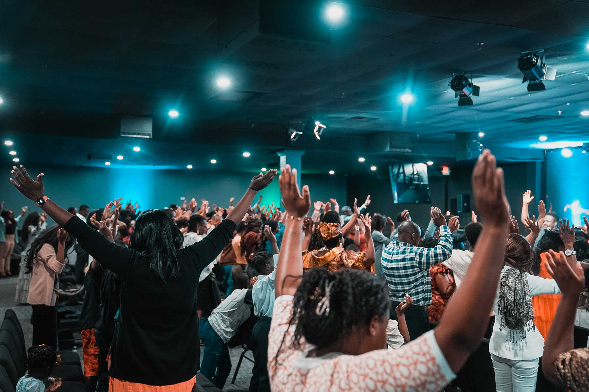 Worship scene at MercyLife Church